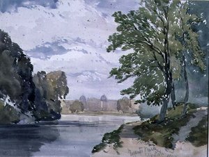 View in Regents Park, 1842 by William Callow